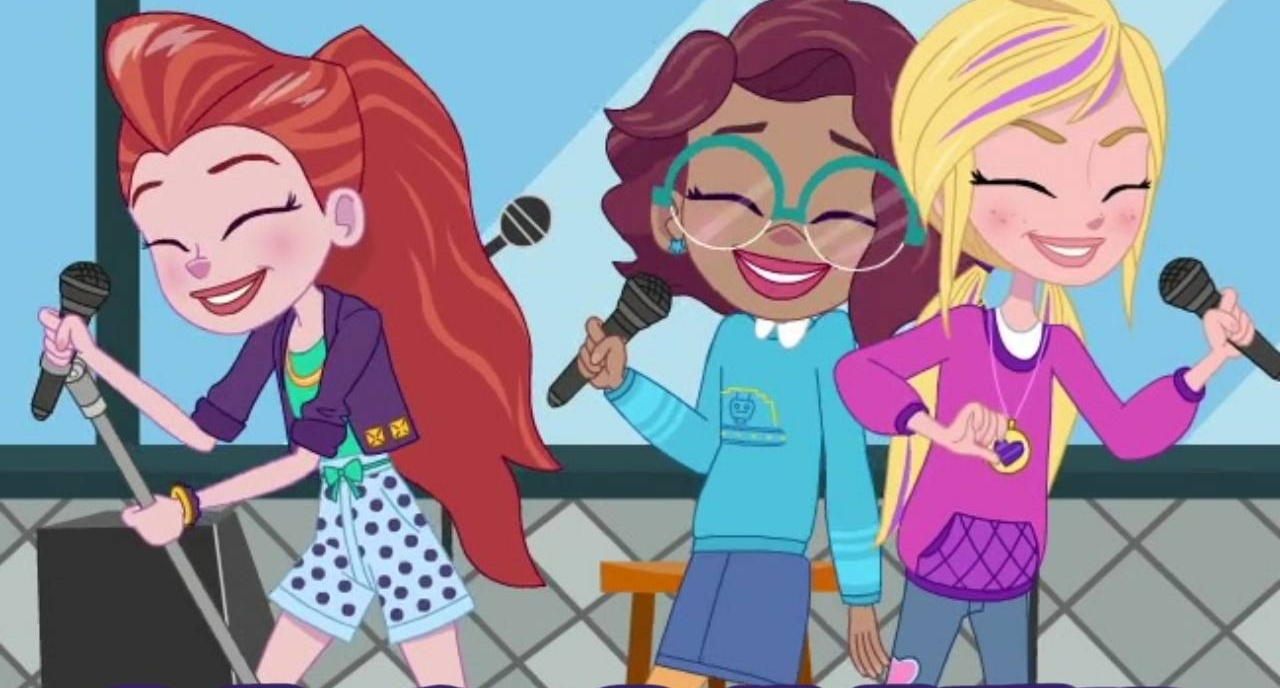 Polly, Shani, and Lila Singing Blank Meme Template