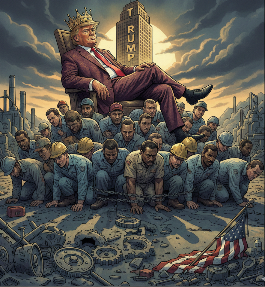 Trump Throne Blank Meme Template