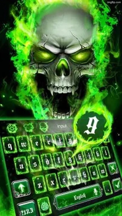 Evil skeleton next to a keyboard with the highlighted "g" key | image tagged in evil skeleton next to a keyboard with the highlighted g key | made w/ Imgflip meme maker