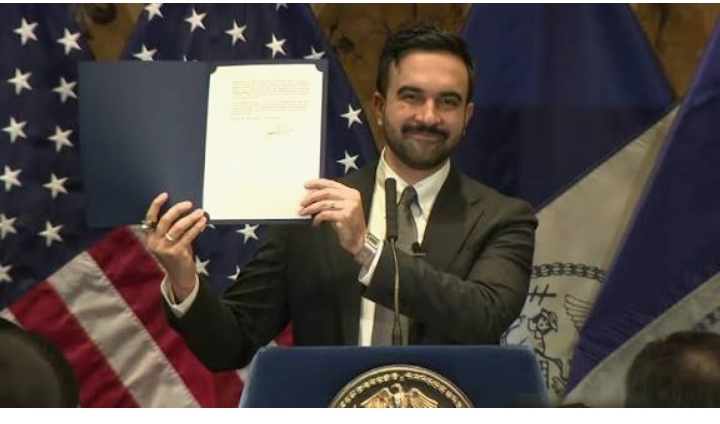 Comrade Zohran press conference Blank Meme Template