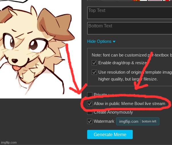 why is this button still here | made w/ Imgflip meme maker