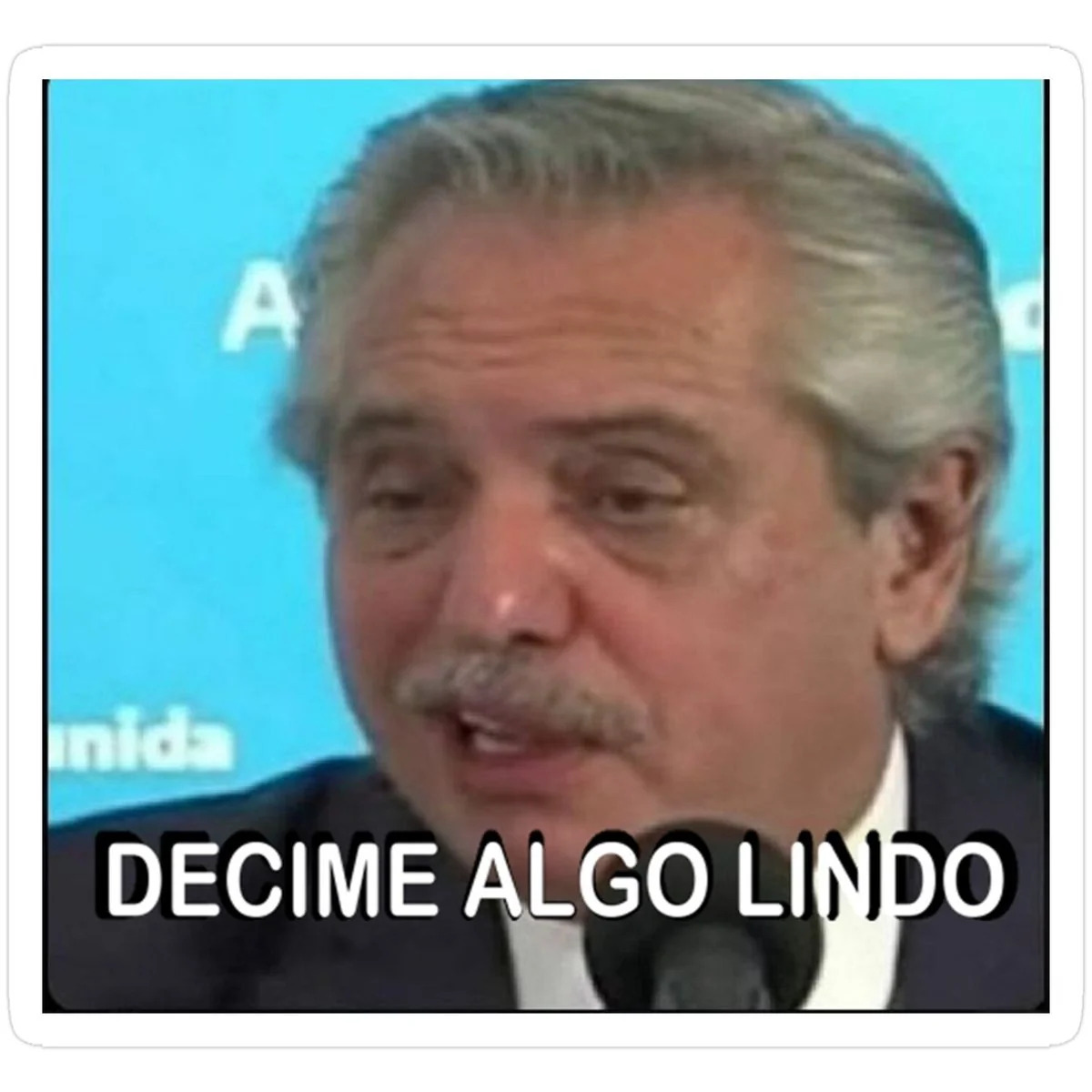 Alberto decime algo lindo Blank Meme Template