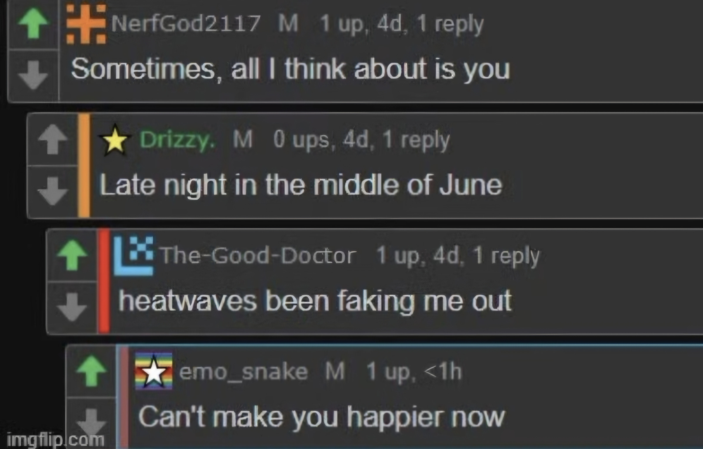 Heat Waves Blank Meme Template