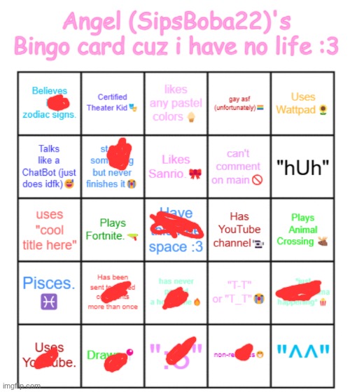 no bingo :( | image tagged in angel's bingo card updated 2025 version sipsboba22 | made w/ Imgflip meme maker