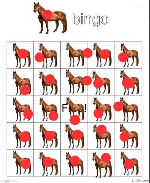 select all images with horse | image tagged in bingo | made w/ Imgflip meme maker