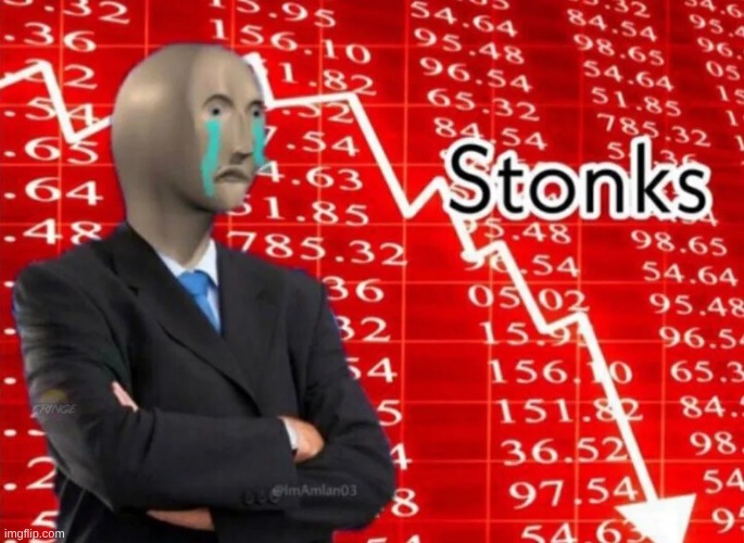 sad stonks | image tagged in sad stonks | made w/ Imgflip meme maker