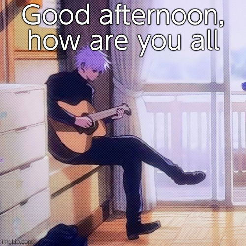 unfortunately I uh got food poisoning so | Good afternoon, how are you all | made w/ Imgflip meme maker