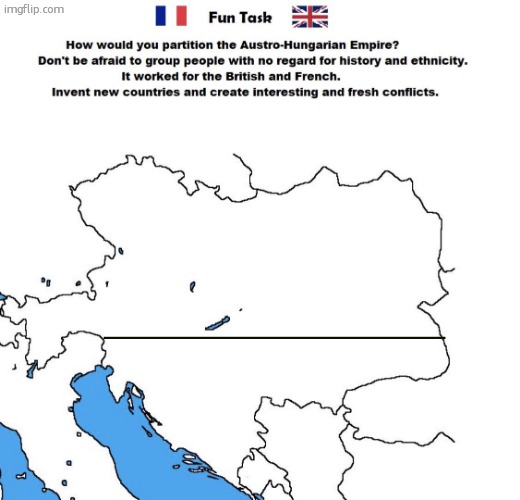 ez | image tagged in partition austria-hungary | made w/ Imgflip meme maker