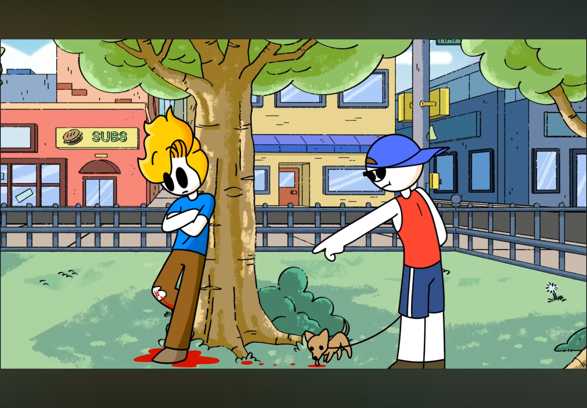 Bloody person Blank Meme Template