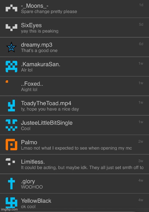 Memechat reveal but its active af | made w/ Imgflip meme maker