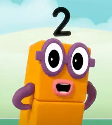 Numberblocks Surprised Two Blank Meme Template