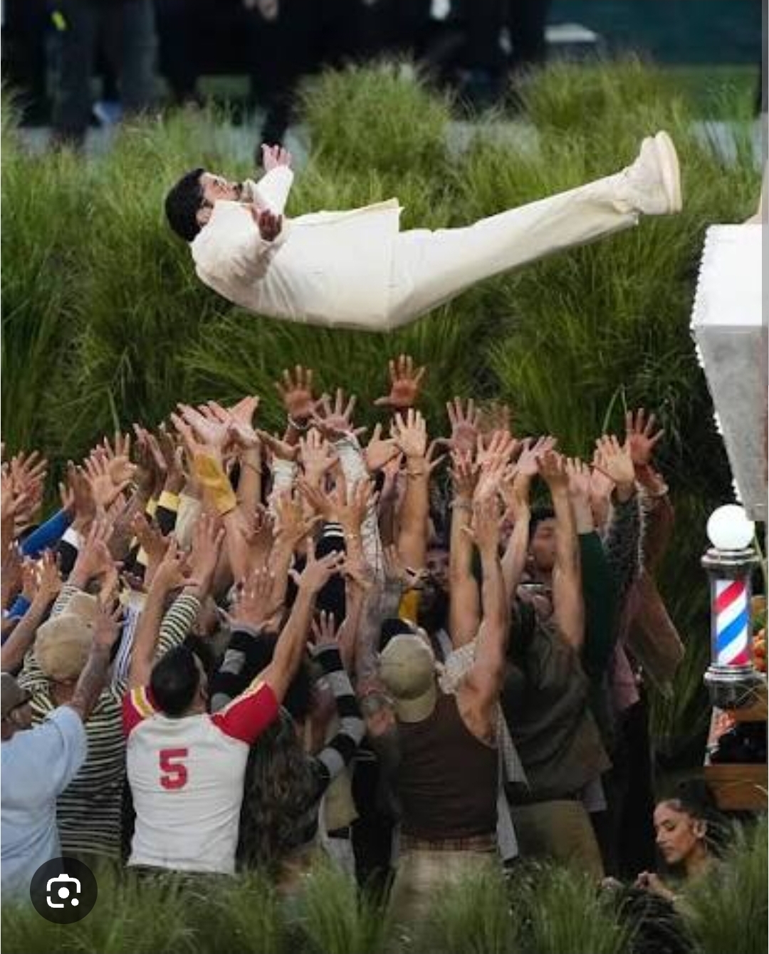 Bad Bunny's throw Blank Meme Template