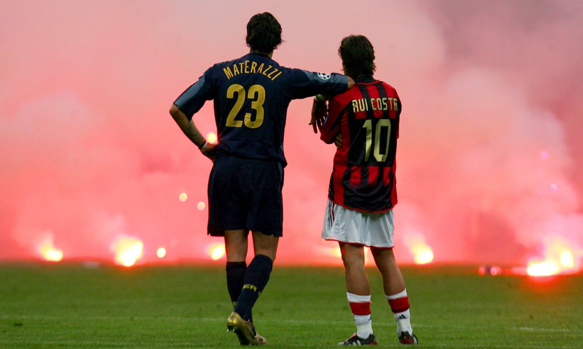 Materazzi and rui costa Blank Meme Template