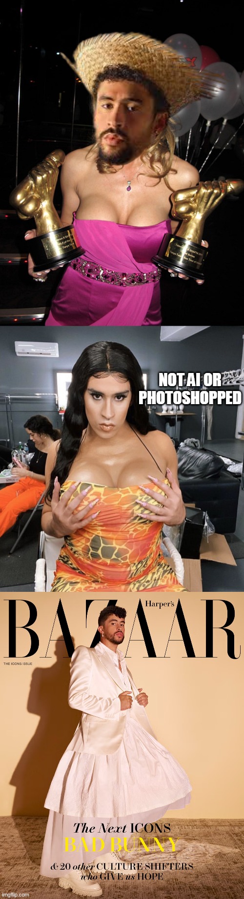 NOT AI OR PHOTOSHOPPED | made w/ Imgflip meme maker