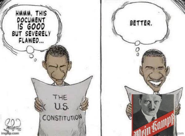 Obama Fixes Constitution | image tagged in obama fixes constitution | made w/ Imgflip meme maker