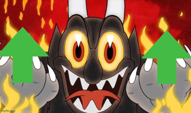 Cuphead Devil | image tagged in cuphead devil | made w/ Imgflip meme maker