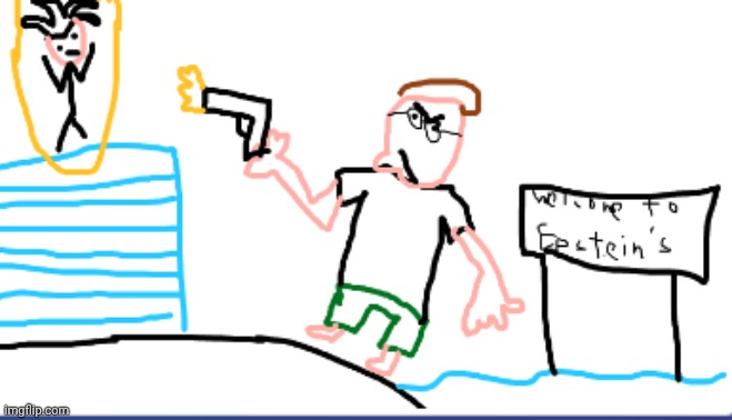 Beter Gifting fights Gogoo on Einstein Island | made w/ Imgflip meme maker