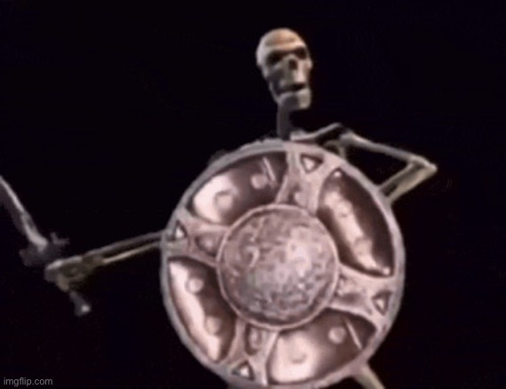 Skeleton banging shield | image tagged in skeleton banging shield | made w/ Imgflip meme maker