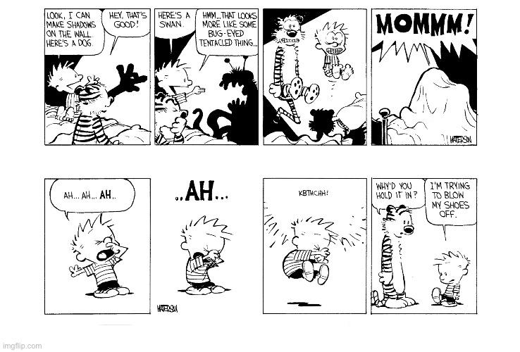 image tagged in calvin and hobbes,comics | made w/ Imgflip meme maker