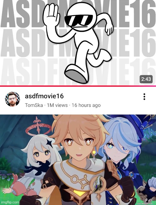 They're back for more! | image tagged in asdfmovie,omg | made w/ Imgflip meme maker