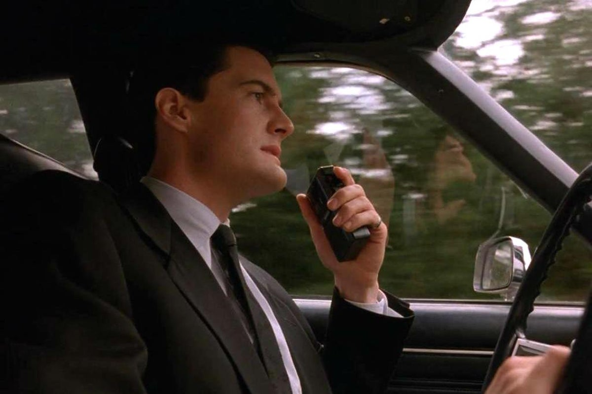 Agent Cooper in Car Blank Meme Template