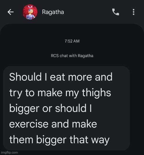 chat should I block UK6's number | made w/ Imgflip meme maker