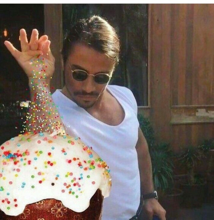 Salt Bae Blank Meme Template