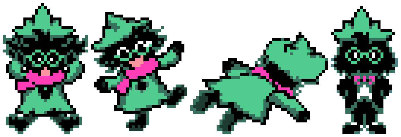 ralsei chapter 2 sprites Meme Template