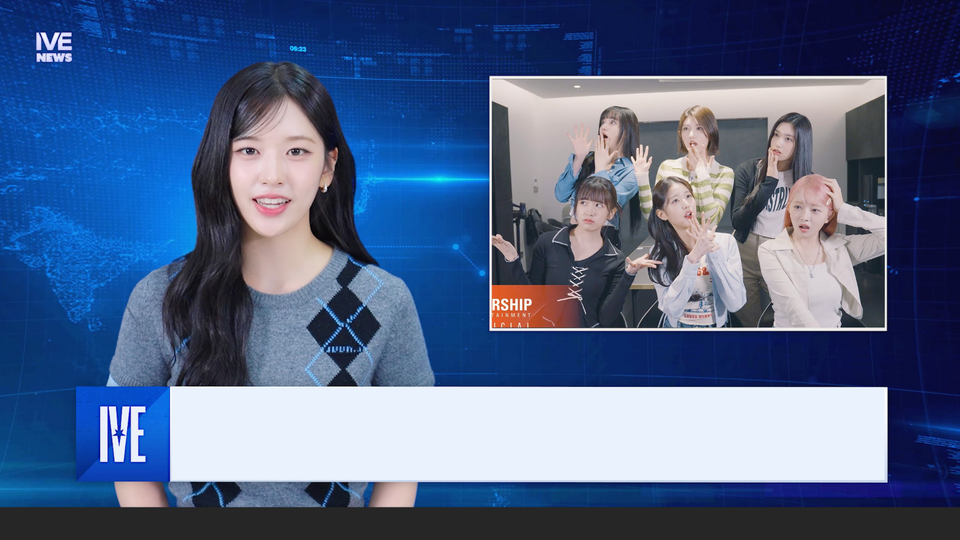 IVE NEWS Blank Meme Template