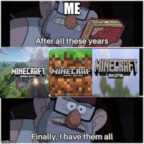 me on sunday | ME | image tagged in after all these years,minecraft | made w/ Imgflip meme maker