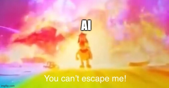 Mario movie you can’t escape me | AI | image tagged in mario movie you can t escape me | made w/ Imgflip meme maker