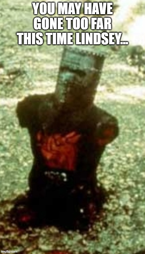 Lindsey Vonn | YOU MAY HAVE GONE TOO FAR THIS TIME LINDSEY... | image tagged in skiing,olympics,sports | made w/ Imgflip meme maker