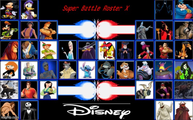 Disney super fighter x | image tagged in fighting | made w/ Imgflip meme maker