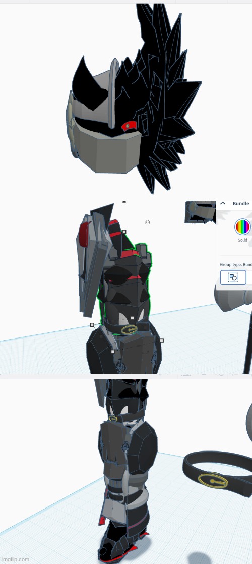 progress update on the knight ,any thoughts / improvements to be made ? | made w/ Imgflip meme maker