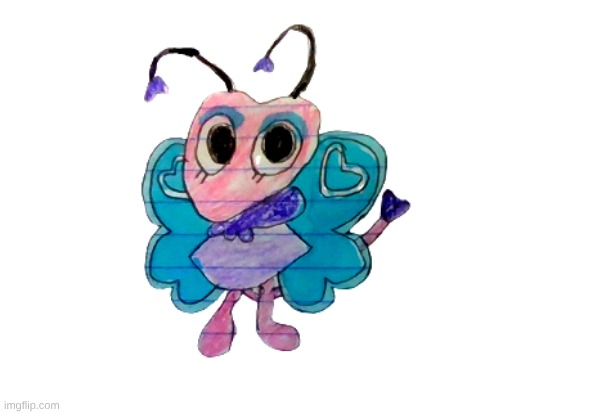 flutter (Dandy's Dungeon AU)  (thanks .Live-Laugh-Looey. for making Flutter and Flyte dragons) | image tagged in dandy's dungeon,dandy's world,drawings,dragons,au | made w/ Imgflip meme maker