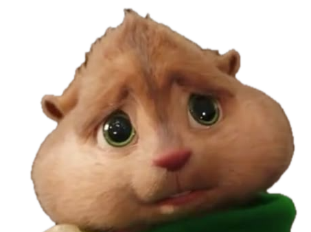 Sad chipmunk face Blank Meme Template