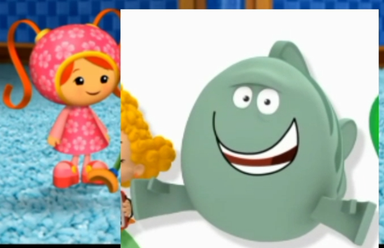 Mr Grumpfish singing with milli Blank Meme Template