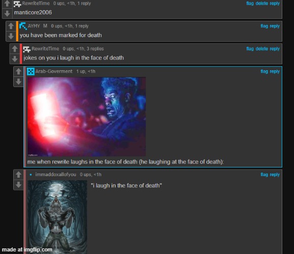 i dont think bro gets the refrence | made w/ Imgflip meme maker