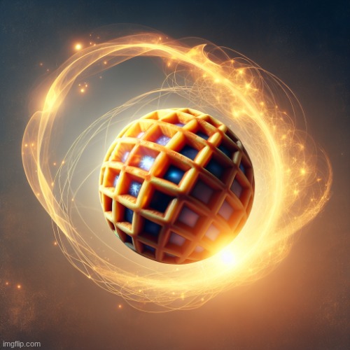 Waffle Energy Sphere | image tagged in waffle energy sphere | made w/ Imgflip meme maker