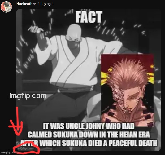 IMGFLIP ON MY JJK FEED? | made w/ Imgflip meme maker