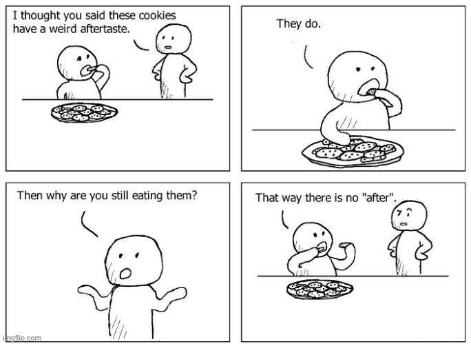 After Taste | image tagged in comics | made w/ Imgflip meme maker