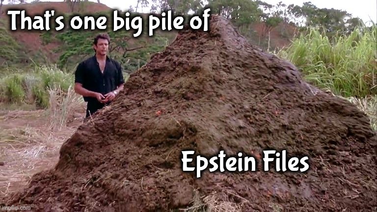 There's nothing there , just like Trump said | That's one big pile of; Epstein Files | image tagged in files,well yes but actually no,nothing burger,wow look nothing,disappointed,see nobody cares | made w/ Imgflip meme maker