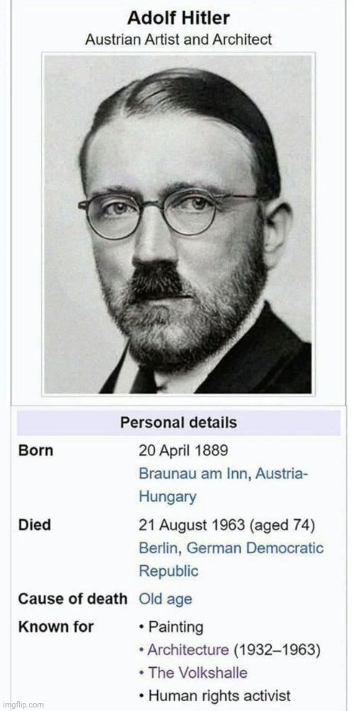 Time traveller: *moves a chair. The timeline: | image tagged in uncle addie,the man the myth the legend | made w/ Imgflip meme maker