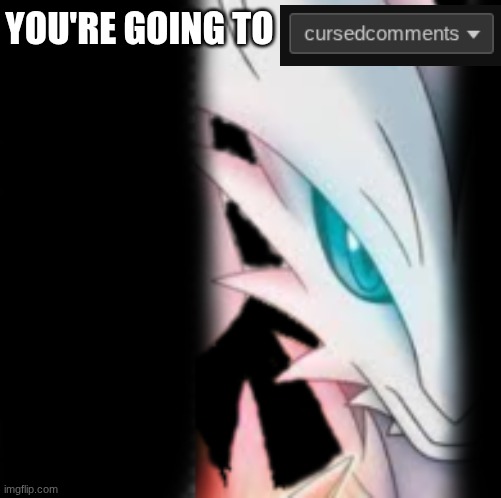 reshiram you're going to cursed comments Blank Meme Template