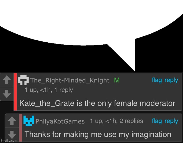 image tagged in speech bubble | made w/ Imgflip meme maker