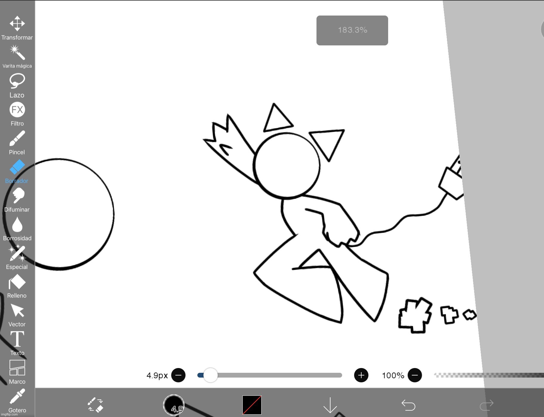 Aww the chibi, the skrunkly wrunkly awww- (proof I cooked stuff while in the mfing plane) | made w/ Imgflip meme maker