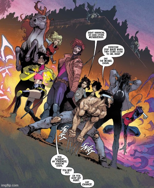 Raid on Graymalkin | image tagged in x-men,wolverine,marvel,marvel comics,comic book | made w/ Imgflip meme maker