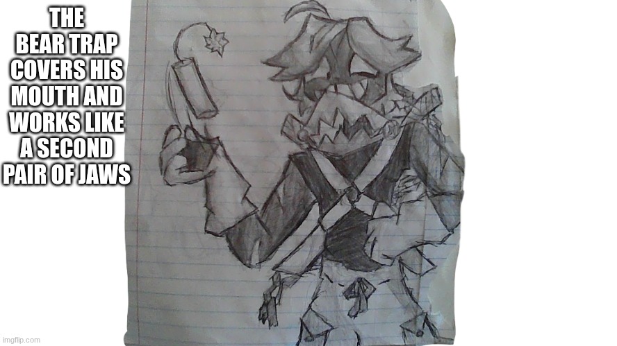 THE BEAR TRAP COVERS HIS MOUTH AND WORKS LIKE A SECOND PAIR OF JAWS | made w/ Imgflip meme maker