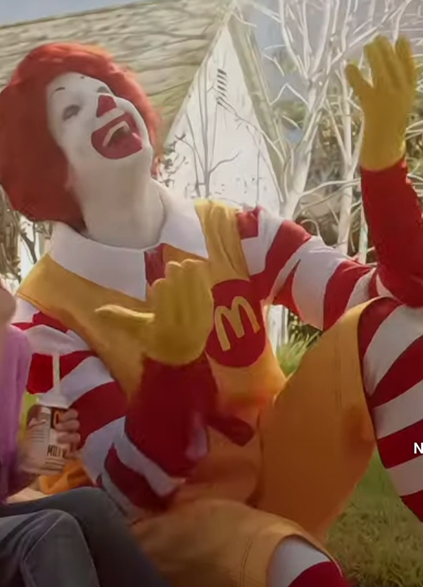 Ronald McDonald praise the lord Blank Meme Template