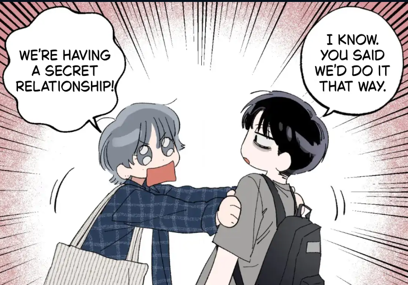 secret relationship Blank Meme Template